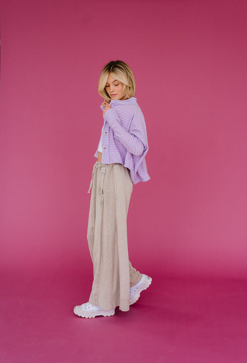 Loving Is Easy Lounge Pant// Stone *RESTOCKED*